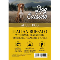 Dog Cuisine italian buffalo 