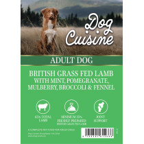 Dog Cuisine british grass fed lamb 