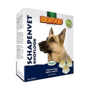 Biofood schapenvetbonbons knoflook 40 stuks