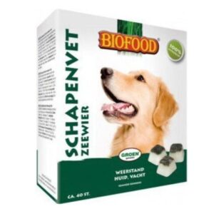 Biofood schapenvetbonbons zeewier 40 stuks