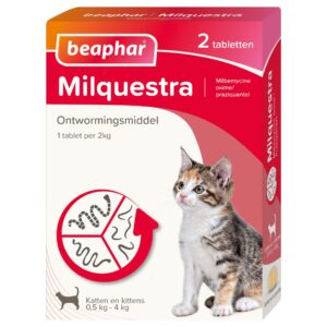 Beaphar milquestra kitten/kat 2 tabletten