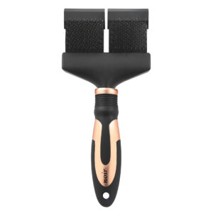 Noir flexible slicker brush double