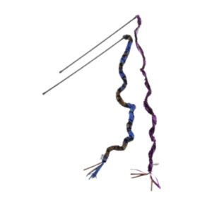 Kattenhengel met pluche staart