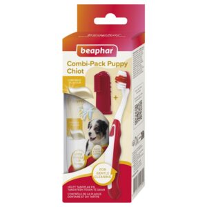 Beaphar tandenborstel & pasta puppy
