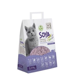 Soya kattenbakvulling lavendel 2,5 kg