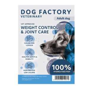 Dog Factory - Veterinary diet - Weight control & Joint care