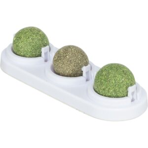 Kattenmuntballen met houder