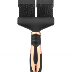 Noir flexible slicker brush double