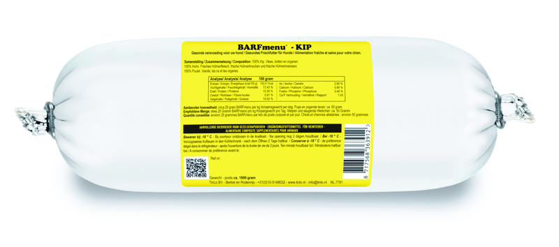 Barfmenu Kip 10x500 gram