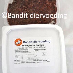Bandit bio vleesmix kat 300 gram 18 stuks