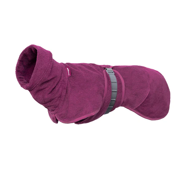 BathPomppa - Hondenbadjas - Plum