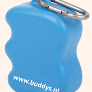 Siliconen snackdispencer donker blauw