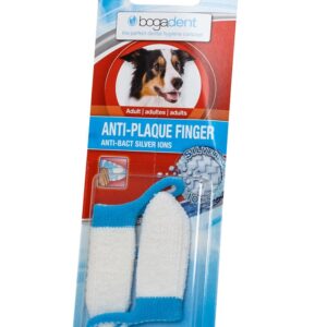 Bogadent anti-plaque finger 2 st. hond