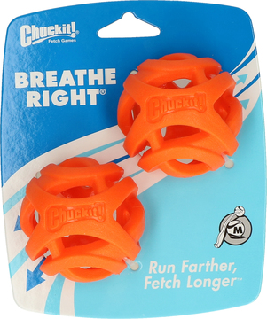 Chuckit breathe right fetch ball small 2 stuks