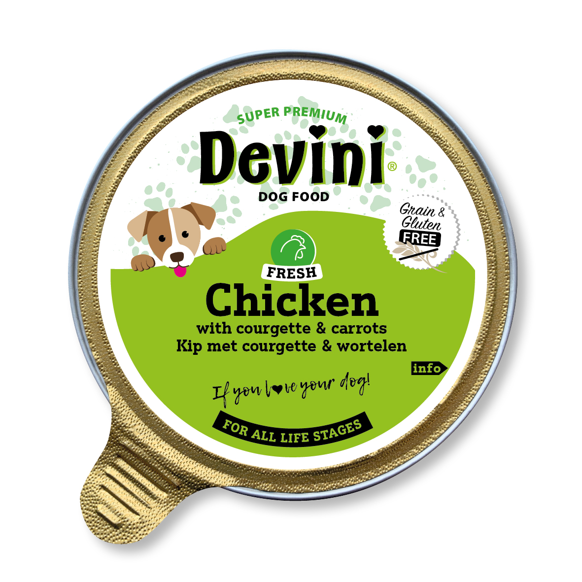 Devini dog chicken 85 gram