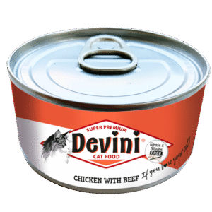 Devini cat pure chicken and beef 70 gram