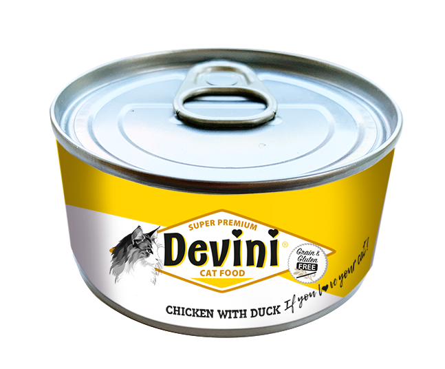 Devini cat pure chicken and duck 70 gram