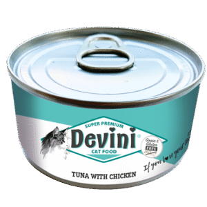 Devini cat pure tuna and chicken 70 gram