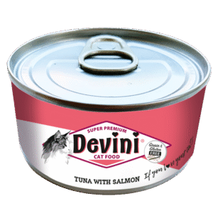 Devini cat pure tuna and salmon 70 gram