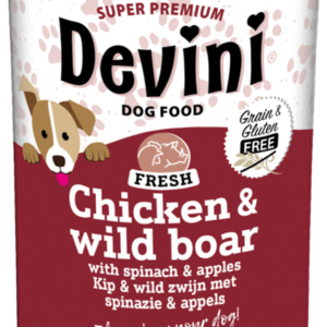 Devini dog chicken and wild boar 400 gram