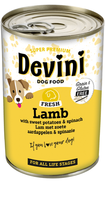 Devini dog lamb 400 gram