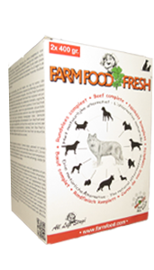 Farmfood fresh rundvlees compleet 2x400 gram omdoos