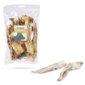 Konijnenoren met haar 200 gram