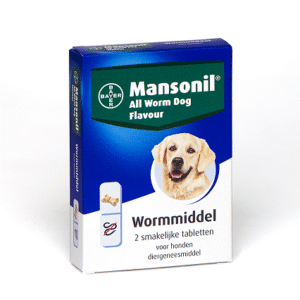 Mansonil all worm dog flavour