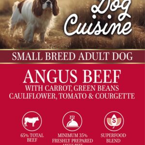 Dog Cuisine angus beef small breed 