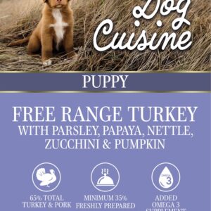 Dog Cuisine Puppy free range turkey 