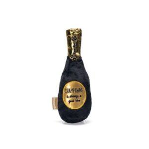 Pluche hondenspeelgoed champagne fles