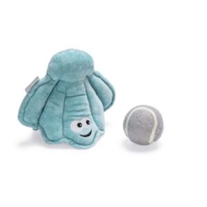 Beeztees pluche hondenspeelgoed hide and seek schelp