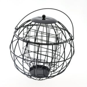 Winter birdcakehouder met beschermkap