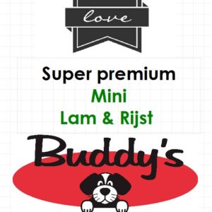 Buddy's mini lam & rijst 4 kg