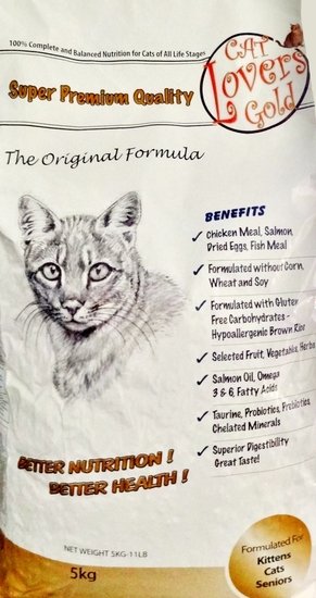 Cat lovers gold 1,8 kg