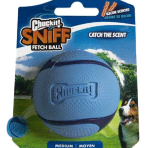 Chuckit Sniff fetch ball bacon M