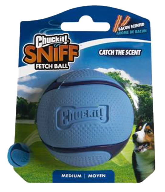 Chuckit Sniff fetch ball bacon M