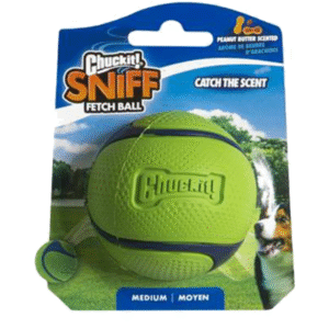 Chuckit Sniff fetch ball pindakaas M
