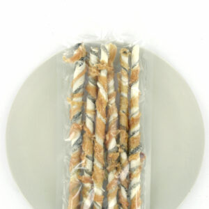 Combistaaf kip en vis 25 cm 6 stuks