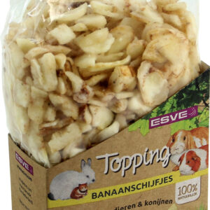 Esve knaagdier topping banaan 125 gram