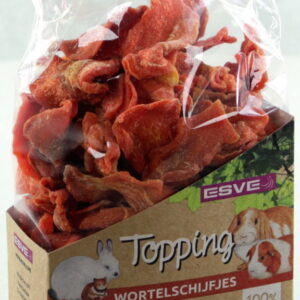 Esve knaagdier topping wortelschijfjes 125 gram