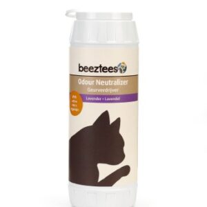 Beeztees kattenbak geurverdrijver lavendel 750 gram