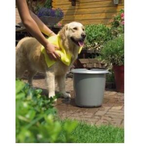 Handdoek voor de hond