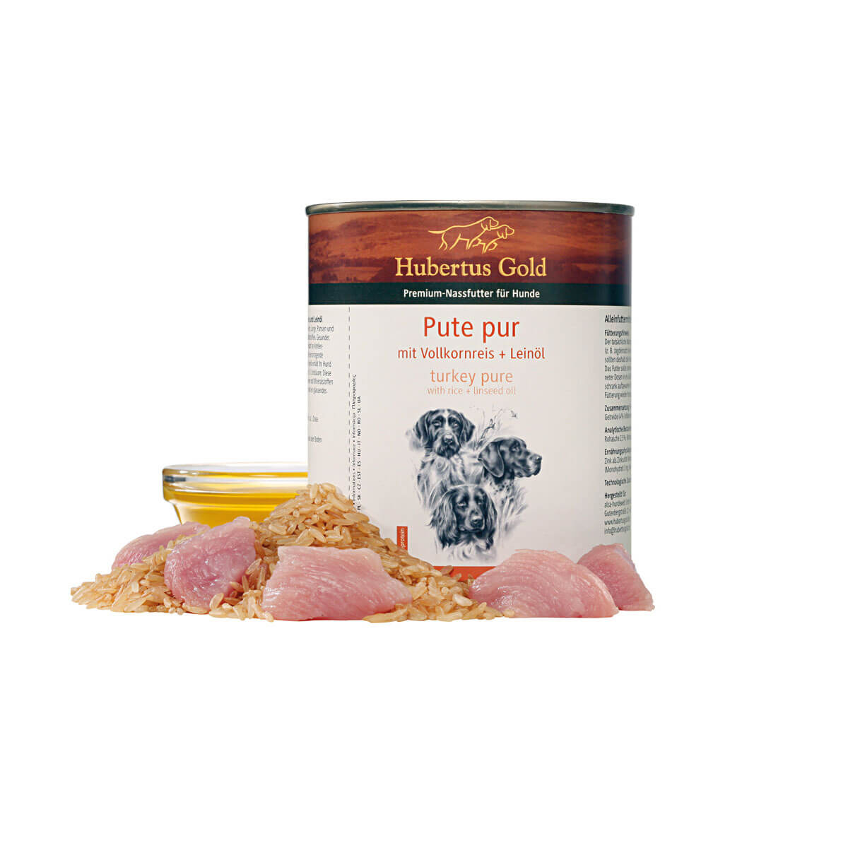 Hubertus Gold blik menu kalkoen 800 gram