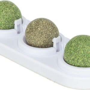 Kattenmuntballen met houder