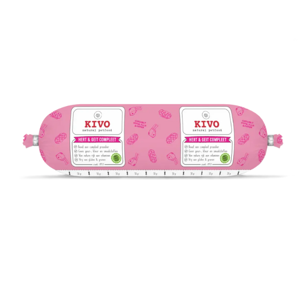 Kivo hert en geit compleet  500 gram