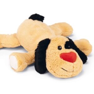 Pluche hondenspeelgoed knuffel Belle XL met piep