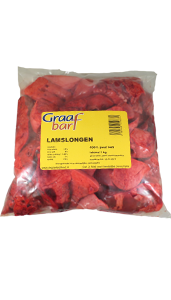 Graafbarf lamslongen 6 x 1kg zakje