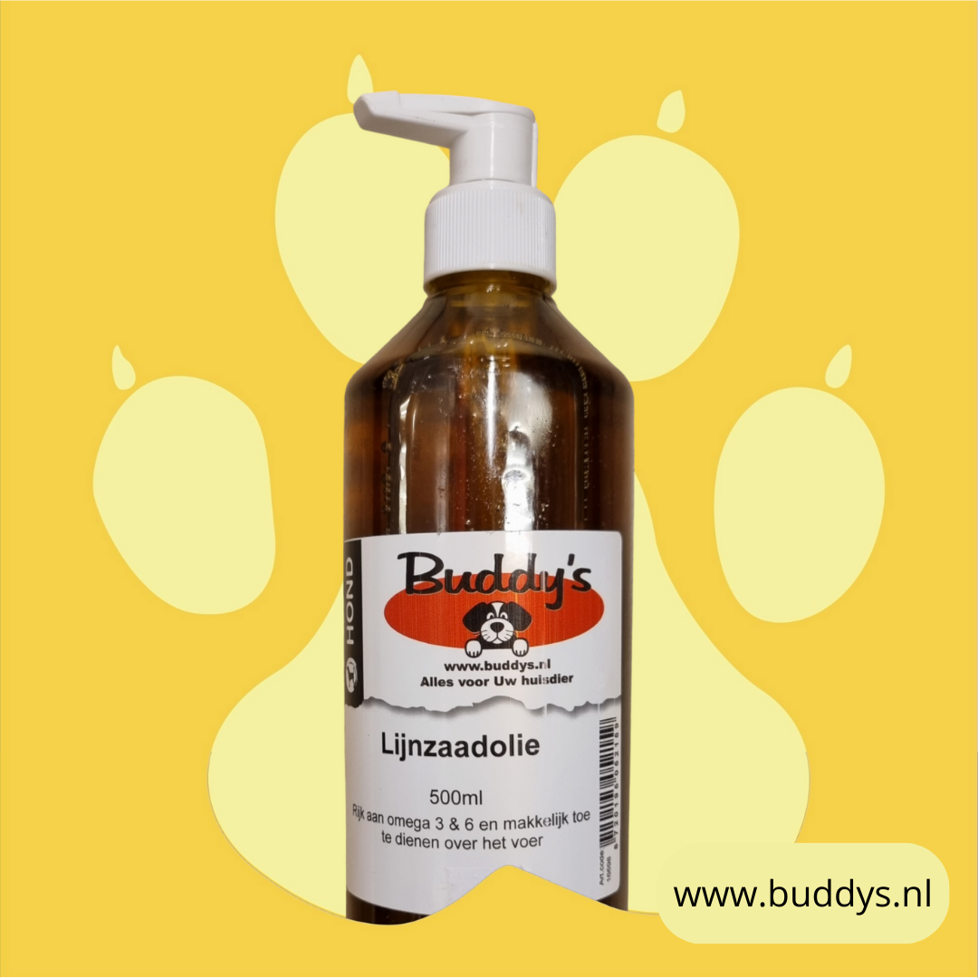 Buddy's Natuurlijke Lijnzaadolie 500 ml