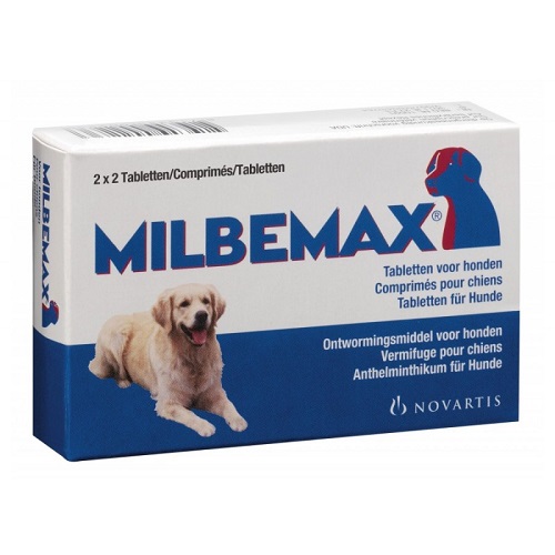 Milbemax grote hond 4 tabletten